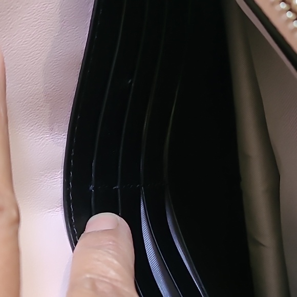 Rebecca Minkoff Blythe Pink Leather Wallet On chain - Picture 7 of 12